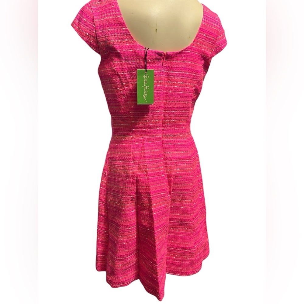 Lilly Pulitzer Vibrant Pink and Gold Mini Dress - Picture 5 of 12